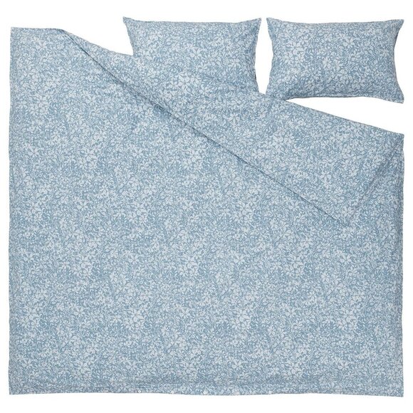 New ! IKEA SOMMARSLÖJA Duvet Cover And Pillowcase(s) King Cotton 605.297.72 - Picture 1 of 3